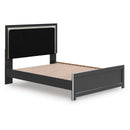  Size_Queen -- Zuraleus PCB3380B2 Queen Upholstered Platform Bed IMAGE 3