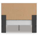  Size_Queen -- Zuraleus PCB3380B2 Queen Upholstered Platform Bed IMAGE 4