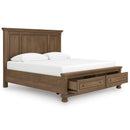  Size_King  -- Feddinger PCB779B12 King Panel Storage Bed IMAGE 2