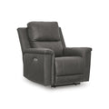  Manufacturer Color_Anchor -- Signature Design by Ashley Bleckley Power Leather Match Recliner IMAGE 1