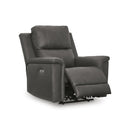  Manufacturer Color_Anchor -- Signature Design by Ashley Bleckley Power Leather Match Recliner IMAGE 2