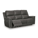  Manufacturer Color_Anchor -- Signature Design by Ashley Bleckley Power Reclining Leather Match Sofa IMAGE 1
