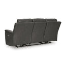  Manufacturer Color_Anchor -- Signature Design by Ashley Bleckley Power Reclining Leather Match Sofa IMAGE 4