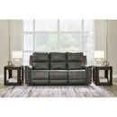  Manufacturer Color_Anchor -- Signature Design by Ashley Bleckley Power Reclining Leather Match Sofa IMAGE 5