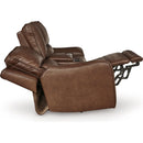  Manufacturer Color_Canyon -- DeepWakes PCU6260718 Power Reclining Loveseat with Console and Adjustable Headrest IMAGE 3