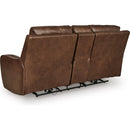  Manufacturer Color_Canyon -- DeepWakes PCU6260718 Power Reclining Loveseat with Console and Adjustable Headrest IMAGE 4