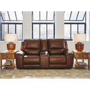  Manufacturer Color_Canyon -- DeepWakes PCU6260718 Power Reclining Loveseat with Console and Adjustable Headrest IMAGE 5