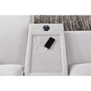 Manufacturer Color_Stone -- ModMax II 65907S20 7 pc Power Reclining Sectional with Chaise and Audio Consoles IMAGE 5