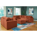  Manufacturer Color_Spice  -- Signature Design by Ashley Modmax Fabric 4 pc Sectional IMAGE 2