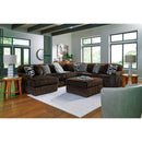  Manufacturer Color_Chocolate  -- Signature Design by Ashley Midnight Madness Fabric pc Sectional IMAGE 6