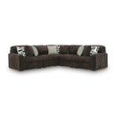  Manufacturer Color_Chocolate  -- Midnight-Madness 98104S26 5 pc Sectional IMAGE 1