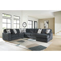  Manufacturer Color_Gunmetal -- Midnight-Madness 98105S2 4 pc Sectional with Chaise IMAGE 1