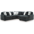 Manufacturer Color_Gunmetal -- Midnight-Madness 98105S23 5 pc Sectional with Chaise IMAGE 1