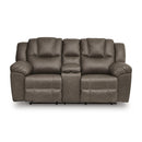  Signature Design by Ashley Lowilla PC6450694 Double Reclining Loveseat with Console IMAGE 3