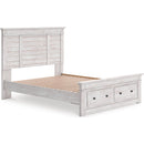  Size_King  -- Signature Design by Ashley Makidern Panel Bed with Storage IMAGE 1