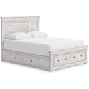  Size_King  -- Makidern PCB1171B15 King Panel Storage Bed IMAGE 1