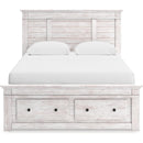  Size_Full  -- Makidern PCB1171B35 Full Panel Bed with Storage IMAGE 2