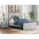  Size_Queen  -- Makidern PCB1171B4 Queen Panel Storage Bed IMAGE 9