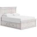  Size_Queen  -- Makidern PCB1171B7 Queen Panel Storage Bed IMAGE 8