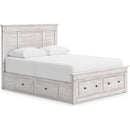  Size_Queen  -- Makidern PCB1171B9 Queen Panel Storage Bed IMAGE 1