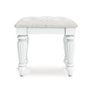  Signature Design by Ashley Kozlani PCB1819-01 Vanity Upholstered Stool IMAGE 1