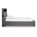  Size_Twin  -- Verishaw PCB2721B23 Twin Upholstered Bed IMAGE 3