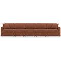  Manufacturer Color_Spice -- Signature Design by Ashley Modmax Fabric 5 pc Sectional IMAGE 1