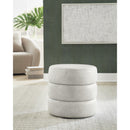  Manufacturer Color_Bone --  Ummi A3000792 Swivel Accent Ottoman IMAGE 2
