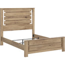  Size_Queen -- Brozmont B1045B2 Queen Panel Bed IMAGE 2