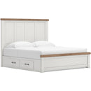  Signature Design by Ashley Savonport King Panel Bed with Storage B100-14/B4615-56/B4615-58/B4615-60/B4615-60 IMAGE 1