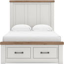  Size_Full -- Savonport B4615B6 Full Panel Storage Bed IMAGE 3
