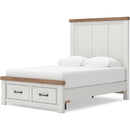  Size_Full -- Savonport B4615B6 Full Panel Storage Bed IMAGE 7