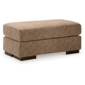  Manufacturer Color_Pecan -- Signature Design by Ashley Jayne Park Fabric Ottoman IMAGE 1