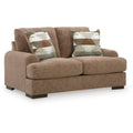  Manufacturer Color_Pecan -- Signature Design by Ashley Jayne Park Stationary Fabric Loveseat IMAGE 1