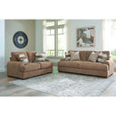  Manufacturer Color_Pecan  -- Signature Design by Ashley Jayne Park Stationary Fabric Sofa IMAGE 5