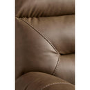  Manufacturer Color_Biscotti -- Signature Design by Ashley Elksworth Rocker Leather Look Recliner IMAGE 7