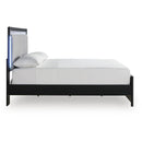  Size_King -- Maeling PCB1115B8 King Upholstered Panel Bed IMAGE 5