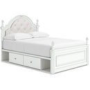  Size_Full -- Kozlani PCB1819B18 Full Upholstered Panel Bed with Storage IMAGE 1