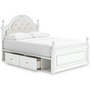  Size_Full -- Kozlani PCB1819B18 Full Upholstered Panel Bed with Storage IMAGE 3