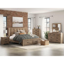  Size_King -- Oliandon PCB2844B7 King Panel Storage Bed IMAGE 11
