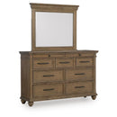  Signature Design by Ashley Karallin 10-Drawer Dresser with Mirror PCB782-31/PCB782-36 IMAGE 1