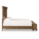  Size_King -- Karallin PCB782B8 King Panel Storage Bed IMAGE 4