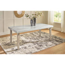  Signature Design by Ashley Larawyn Dining Table with Faux Marble Top PCD575-25 IMAGE 4