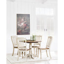  Signature Design by Ashley Round Wirloni Dining Table with Pedestal Base PCD616-15 IMAGE 7