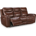  Manufacturer Color_Mahogany -- Next Move PCU1210215 Power Reclining Sofa with Adjustable Headrest IMAGE 1