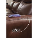  Manufacturer Color_Mahogany -- Next Move PCU1210215 Power Reclining Sofa with Adjustable Headrest IMAGE 5