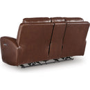  Manufacturer Color_Mahogany -- Next Move PCU1210218 Power Reclining Loveseat with Console and Adjustable Headrest IMAGE 4