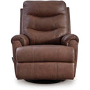  Manufacturer Color_Espresso -- Signature Design by Ashley Flynwood Swivel Glider Leather Match Recliner IMAGE 3