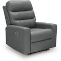  Manufacturer Color_Tideon -- Signature Design by Ashley Pennacle Pier Power Leather Match Recliner IMAGE 1