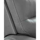  Manufacturer Color_Tideon -- Signature Design by Ashley Pennacle Pier Power Leather Match Recliner IMAGE 9